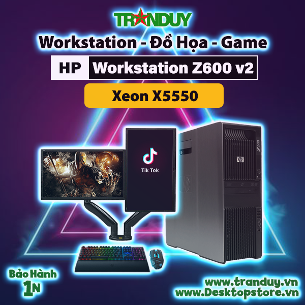 Máy bộ HP Workstation Z600 v2 cấu hình 2