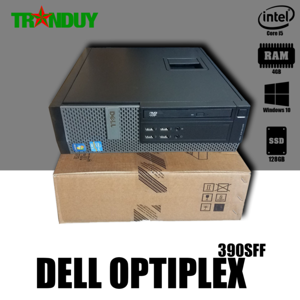 Máy bộ Dell Optiplex 390 SFF Core i5-2400 (RAM 4GB/SSD 128GB/DVD/FREE OS)