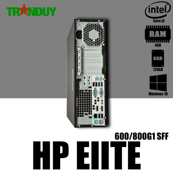 Máy bộ HP Elite 600/800G1 SFF Core i3-4130 (Ram 4GB/ SSD 128GB/ DVD/Free OS)
