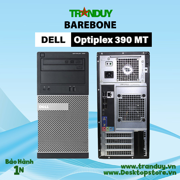 Barebone Dell Optiplex 390/790/990MT  Socket 1155 Support CPU Gen 2 ( 4 khe ram - Out  Display + VGA )