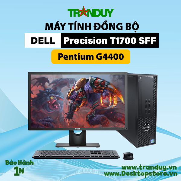 Máy bộ Dell Precision T1700 SFF Pentium G4400 (RAM 4GB/HDD 250GB/DVD)
