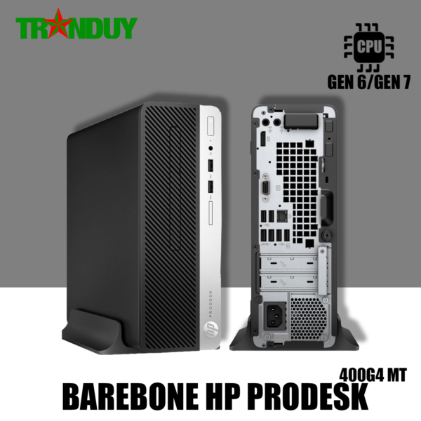 Barebone HP Prodesk 400 G4 MT Socket 1151v2  Support CPU Gen 6,7