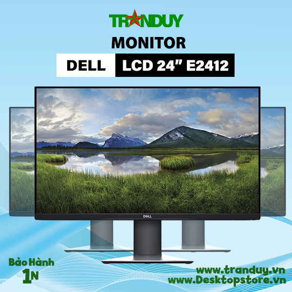 Màn hình LCD 24” Dell E2412/E2413 Wide Box Renew