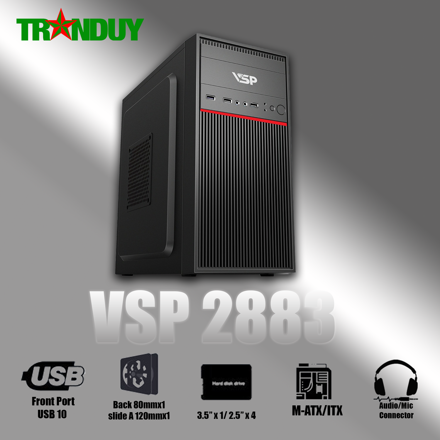 Vỏ Case máy tính VSP 2880