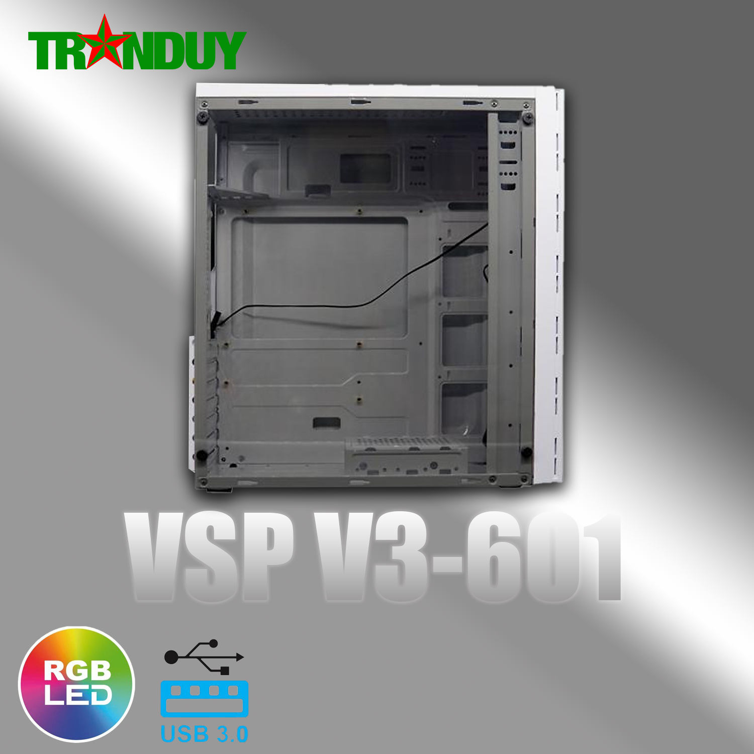 Vỏ Nguồn Máy Tính VSP V3-601 White