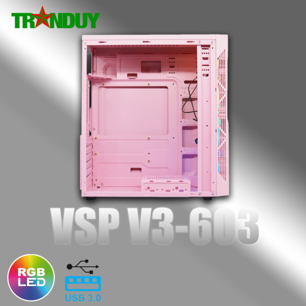 Vỏ Nguồn Máy Tính VSP V3 Pink - 603W