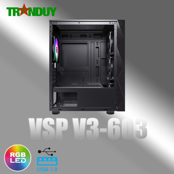 Vỏ Nguồn Máy Tính VSP V3 Black - 603W