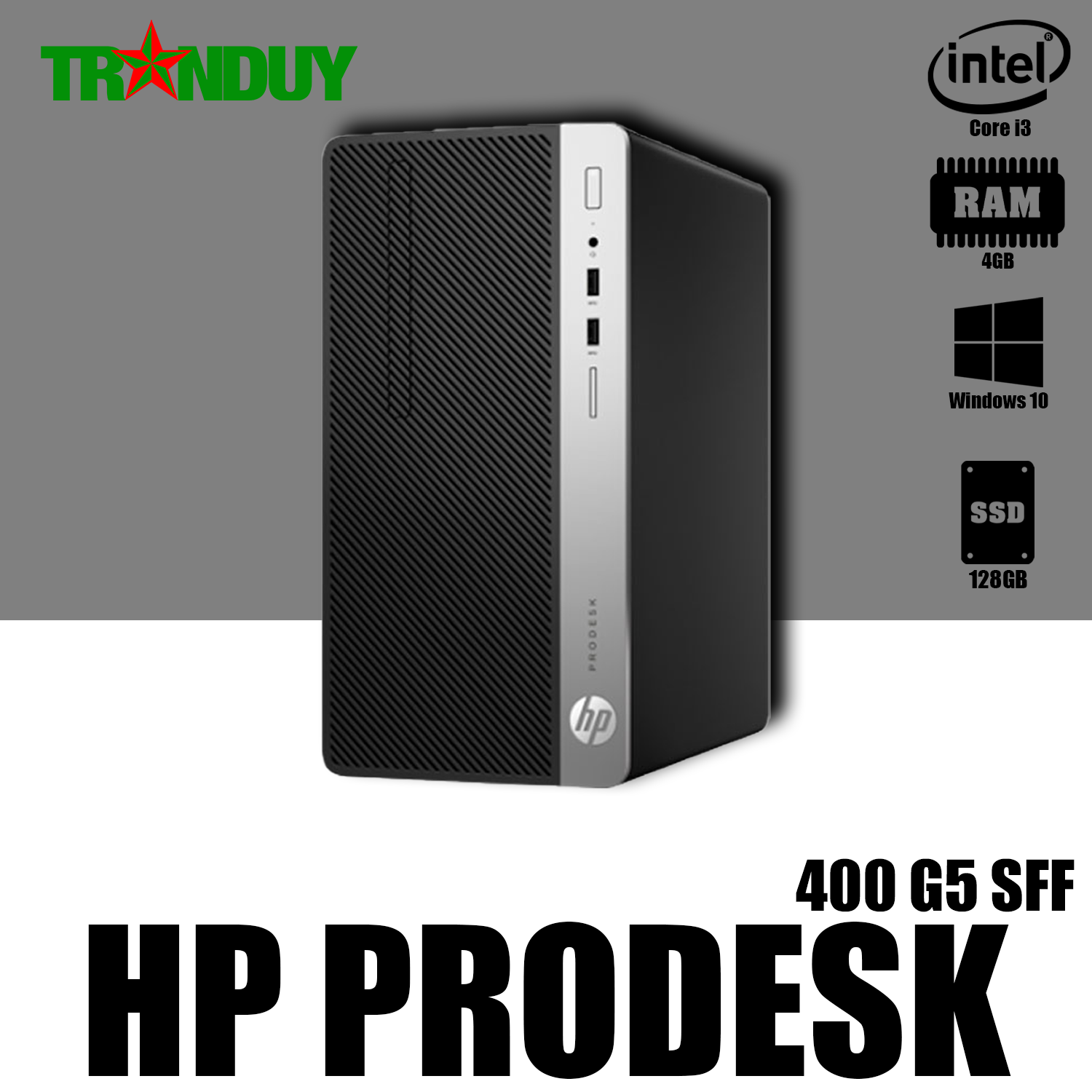 HP Prodesk 400 G5 SFF - Core i3 8100