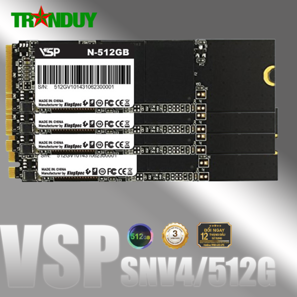 SSD VSP M.2 PCIe Gen3x4 NVMe N-512GB