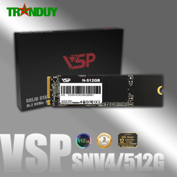 SSD VSP M.2 PCIe Gen3x4 NVMe N-512GB
