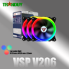 Bộ Kit 3 Fan V206 LED RGB
