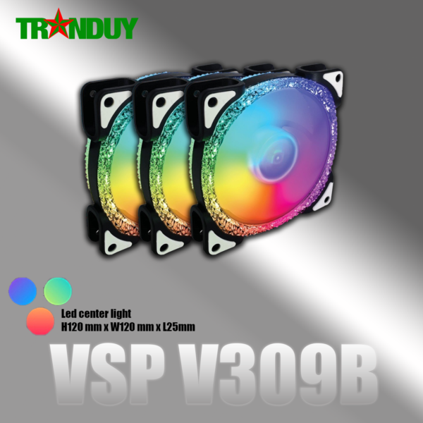 Fan VSP V309B LED RGB