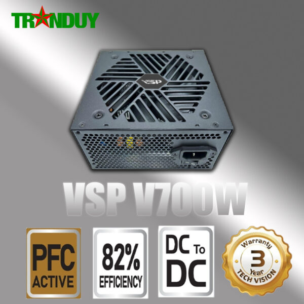 Nguồn VSP Elite V700W Active PFC  DC To DC