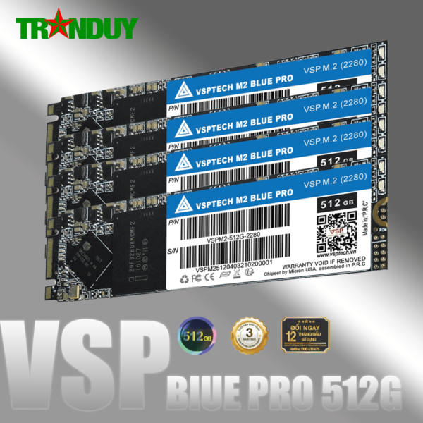 SSD VSP M.2 2280 512G (Blue Pro)