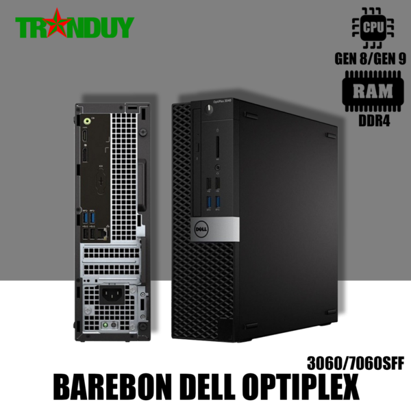 Barebone Dell optiplex 3060/7060 SFF  Socket 1151 Support CPU Gen 8,9 DDR4