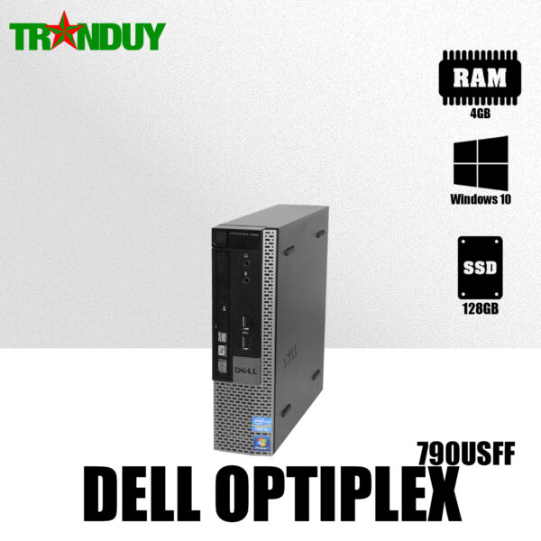 Barebone Máy Bộ Dell Optiplex 790USFF Socket 1155 Likenew Fullbox Dòng mini siêu nhỏ Likenew Fullbox